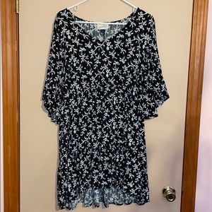 Black & White T-Shirt Dress